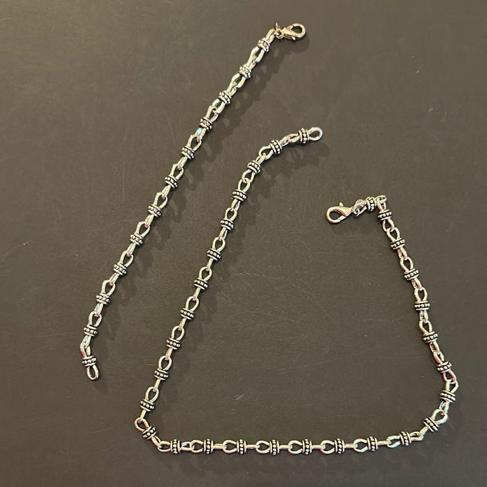 Premier Jewelry Chain Bracelet and Necklace Set